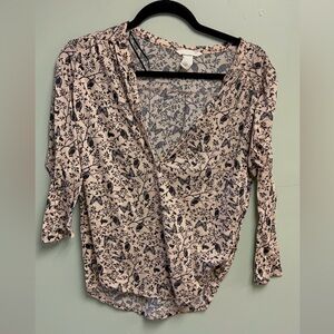 H&M Bird and Butterfly Blouse